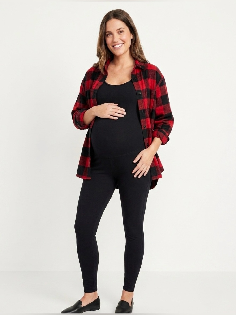 Pack of 2: Target Maternity Jumpsuit — Black, stretchy comfort fit — SIZE XL